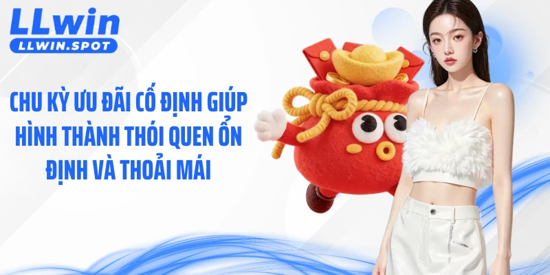 Chu kỳ ưu đãi cố định giúp hình thành thói quen ổn định và thoải mái